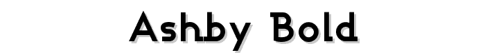 Ashby Bold font